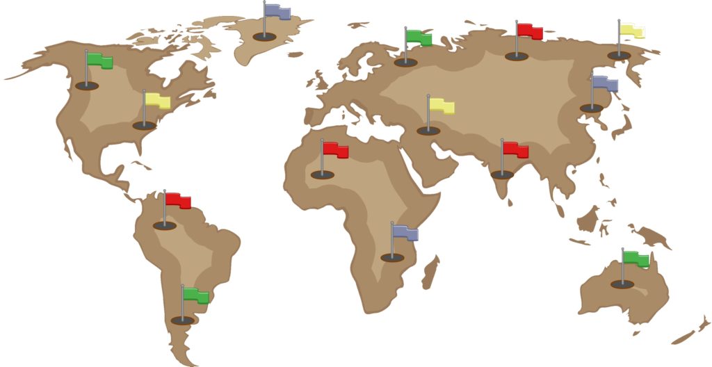 Medical Map of Areas with Higher Risk for a Stroke